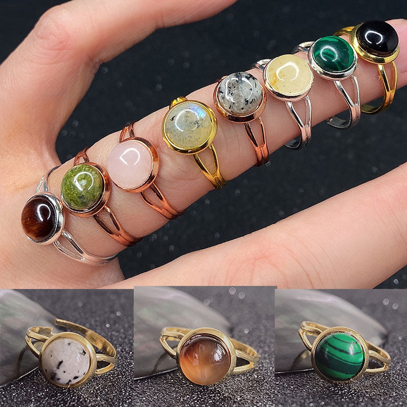 Carnelian Crystal Ring Wire Wrapped Ring with Stones for Women Healing  Crystal Gold Rings Statement Stacking Band Ring Jewelry