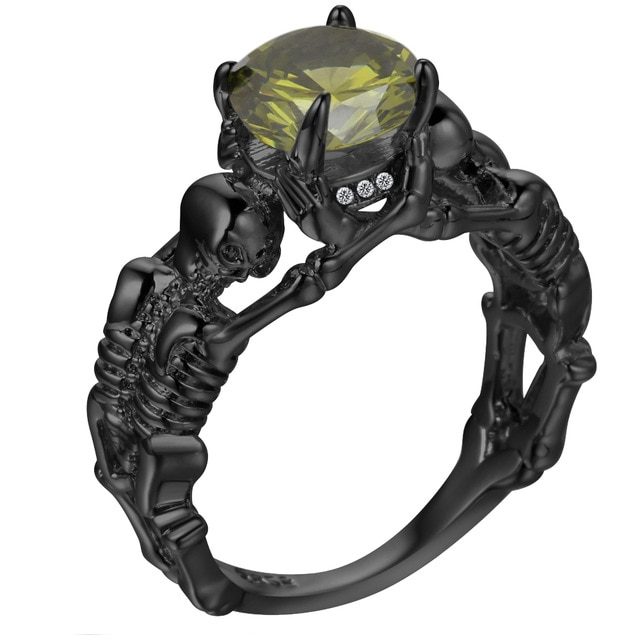 'Skeleton Zirconia Skull'™ Ring