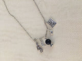 'Moonstone Wicca Charm' Necklace