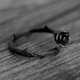 Black 'Rose & Thorns'™ Ring
