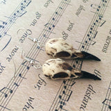 'Raven Skull' Earrings