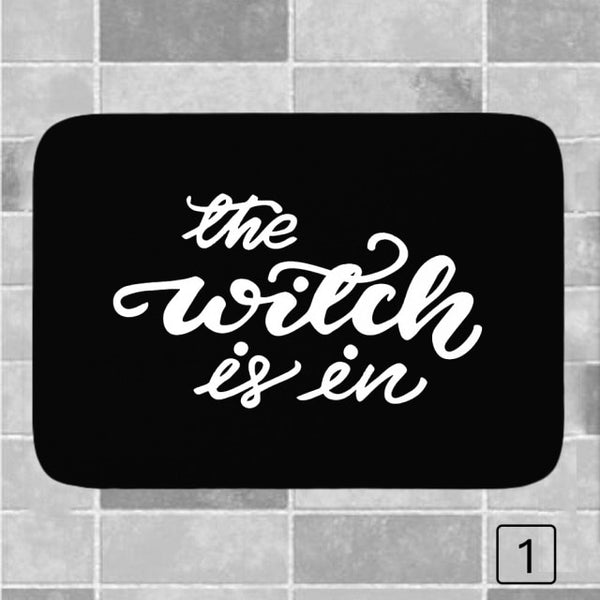 'The Witch Is In' Home Mat