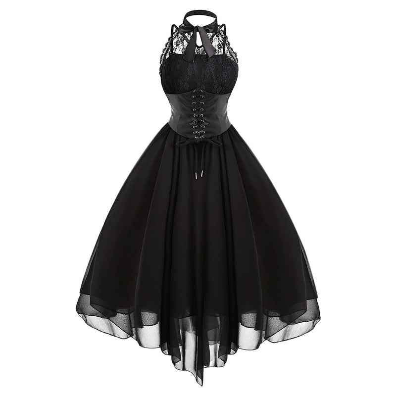 Gothic Bow Party Dress | Black Widow Shop Gothic Bow Party Dress | Black Widow Shop