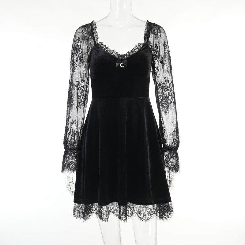 Gothic Sexy Black Dress | Witchy And Wild Black Widow Shop Gothic Sexy Black Dress | Witchy And Wild Black Widow Shop