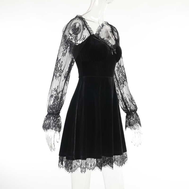 Gothic Sexy Black Dress | Witchy And Wild Black Widow Shop Gothic Sexy Black Dress | Witchy And Wild Black Widow Shop