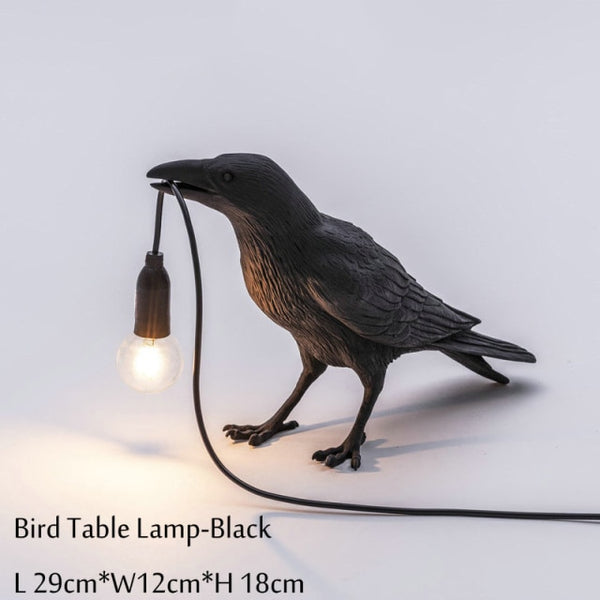 Vintage Raven Light Lamp | Black Widow – Black Widow Shop