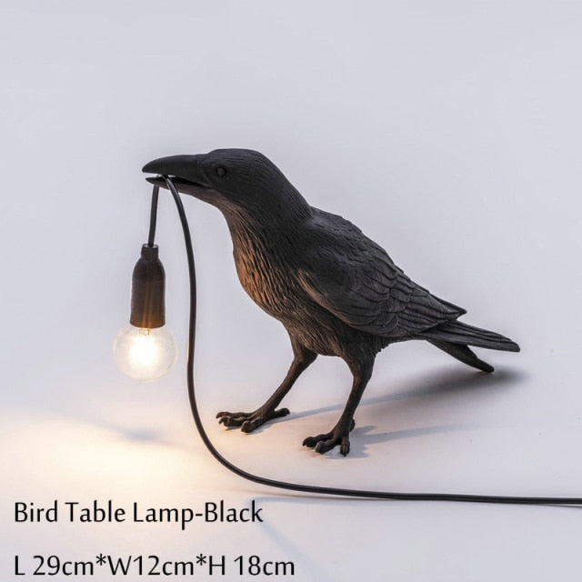 'Vintage Raven'™ Light Lamp